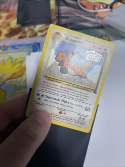 1995 Dragonite Pokemon The First Movie Promo Card Black Star Promo Card. #5 MP - Image 4