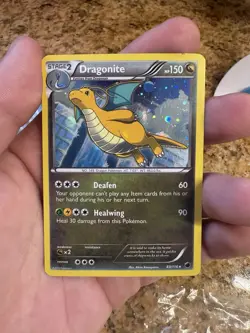 Dragonite 83/116 Plasma Freeze Cosmos Holo Rare Holo Pokemon Card LP - Image 3