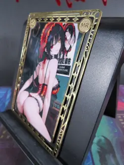 Kurumi Tokisaki Date a Live MR Gold Metal Collectible Card Anime Goddess Waifu - Image 2