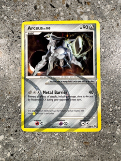 Pokemon TCG Cards Arceus AR9 Platinum Arceus Secret Rare Holo NM - Image 1