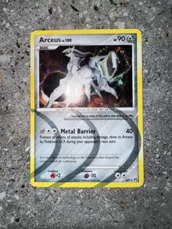 Pokemon TCG Cards Arceus AR9 Platinum Arceus Secret Rare Holo NM - Image 3