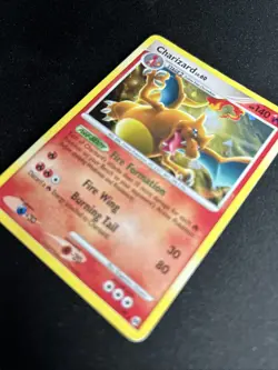 Pokemon TCG Charizard Lv60 Platinum Arceus Holo Card 1/99 Cracked Ice Rare - Image 3