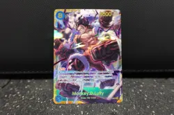 Monkey.D.Luffy OP11-118 SEC - One Piece TCG - English Card Near-Mint Secret Rare - Image 1