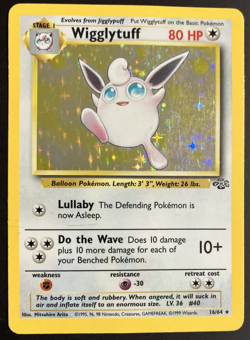 Wigglytuff Holo Rare Jungle 16/64 Pokemon Card TCG-LP - Image 1