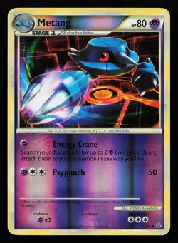 Metang 33/95 Reverse Holo Unleashed Pokemon Card - Image 1