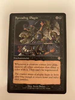 MTG NM Spreading Plague Invasion Free Shipping In The US With Tracking - Image 1