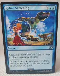 Magic MTG - Relm's Sketching - Final Fantasy - NMINT #0067 - Image 1