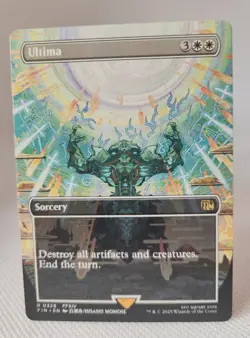 MtG Ultima Borderless R 0328 FIN Final Fantasy Magic Gathering - Image 1