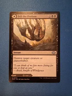 Fell the Profane Modern Horizons 3 NM Magic MTG - Image 1