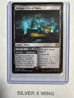 Midgar, City of Mako x1, MTG, Magic the Gathering, Final Fantasy, FIN, NM - Image 1