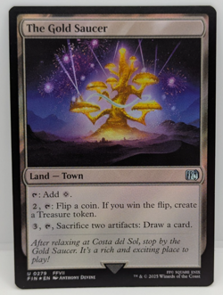 The Gold Saucer Final Fantasy Foil MTG - Image 1