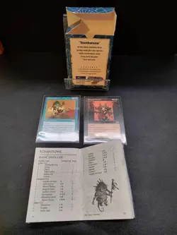 MtG Urza's Saga 'Tombstone' Theme Deck from 1998 | Opened - Complete - Image 2