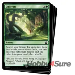 Cultivate X4 M/NM Magic: The Gathering MTG Universes Beyond: Doctor Who - Image 1