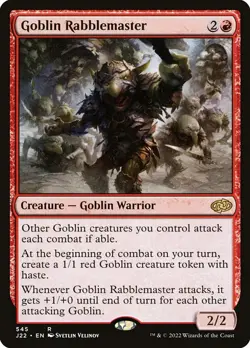[MTG] Goblin Rabblemaster (545) (J22) NM - Image 1