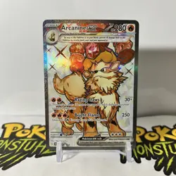Arcanine ex 224/198 - SV01: Scarlet & Violet Base Set Holo Pokemon TCG - NM - Image 1