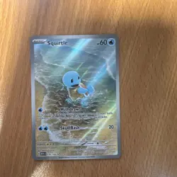 Pokemon TCG Squirtle Illustration Rare 170/165 Holo Scarlet & Violet 151 NM - Image 1