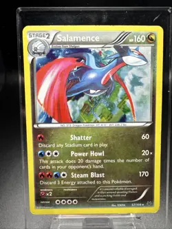 Pokemon Salamence Cosmos Holo XY Roaring Skies (Blister Exclusive) 57/108 - Image 1