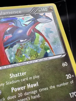 Pokemon Salamence Cosmos Holo XY Roaring Skies (Blister Exclusive) 57/108 - Image 2