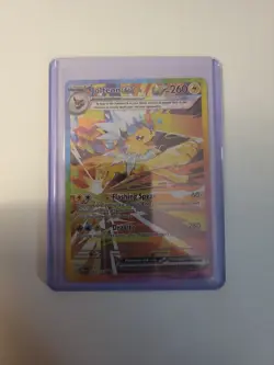 2025 Pokemon S&V Prismatic Evolutions Jolteon ex Special Illustration Rare #153 - Image 2