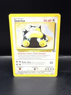 Pokemon TCG Snorlax 27/64 Jungle Unlimited Non-Holo Rare 1999 - Image 2