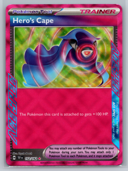 Pokemon - Temporal Forces - Hero's Cape - Ace Spec Rare - 152/162 NM - Image 1