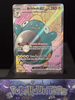 Pokemon Card Iono's Bellibolt ex SVP 194 Black Star Promo Journey Together NM - Image 1