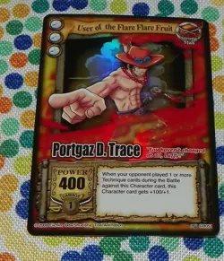 One Piece Passage to the Grand Line CCG Ace Portgaz D Trace Rare Foil Card CH051 - Image 1