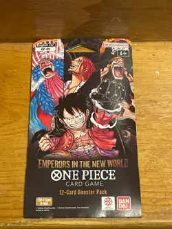One Piece Card Game OP-09 Emperors in the New World Booster Packs (12 cards per) - Image 1