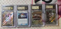Pokemon CGC PRESTINE 10 Cards Lot of 4 - Image 1