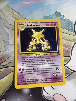 Alakazam Pokemon Card Holo Base Set 1999 1/130 - Image 1