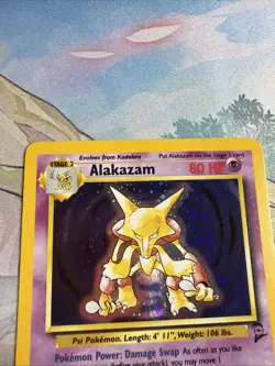Alakazam Pokemon Card Holo Base Set 1999 1/130 - Image 3
