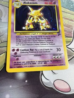Alakazam Pokemon Card Holo Base Set 1999 1/130 - Image 5