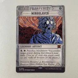 Magic the Gathering Outlaws of Thunder Junction #63 Mindslaver Breaking News Myt - Image 1