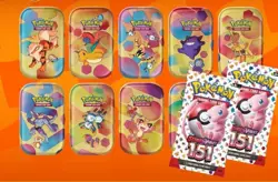 Pokemon TCG 151 Mini Tin Collection 10 Pack Sams Club Exclusive ??FREE SHIP - Image 1