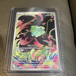 Pokemon TCG Bulbasaur 133/132 Illustration Rare Mega Evolutions Stamped Promo NM - Image 1