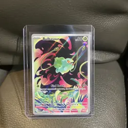 Pokemon TCG Bulbasaur 133/132 Illustration Rare Mega Evolutions Stamped Promo NM - Image 3