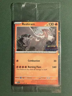 Reshiram 017/094 Phantasmal Flames SEALED Stamped Promo Pokemon - Image 1
