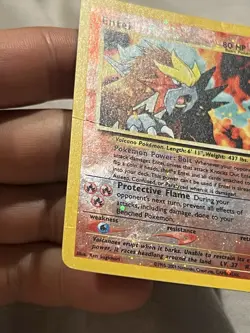 Pokemon TCG - Vintage WOTC - Entei 34 - Black Star Promo - Reverse Holo - MP/HP - Image 2