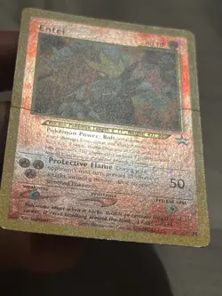Pokemon TCG - Vintage WOTC - Entei 34 - Black Star Promo - Reverse Holo - MP/HP - Image 3
