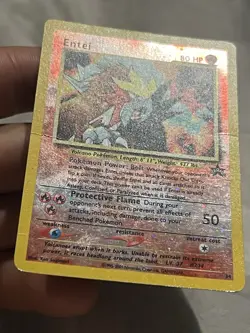 Pokemon TCG - Vintage WOTC - Entei 34 - Black Star Promo - Reverse Holo - MP/HP - Image 5