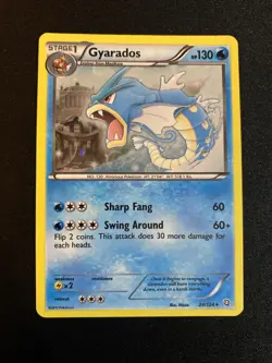 Pokemon TCG Gyarados Dragons Exalted 24 Holo Cosmos Holo Rare - Image 1