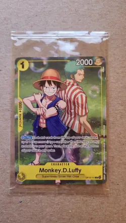 One Piece Card Game One Piece TCG Monkey D. Luffy OP-10-111 Promo Sealed - Image 1