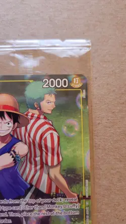 One Piece Card Game One Piece TCG Monkey D. Luffy OP-10-111 Promo Sealed - Image 3
