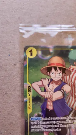 One Piece Card Game One Piece TCG Monkey D. Luffy OP-10-111 Promo Sealed - Image 4
