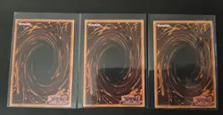Egyptian God Cards Set Obelisk Slifer Winged Ra YuGiOh RA03 Platinum Secret NM- - Image 2