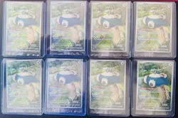 Pokemon S&V: 151 Snorlax Black Star Promo Lot Sealed-8 Cards - Image 1