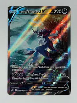 Pokemon Cards Hisuian Samurott V GG51/GG70 Crown Zenith Galarian Gallery Holo - Image 1