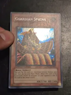 Yu-Gi-Oh! SECRET RARE CARD GUARDIAN SPHINX MC2-EN001 LP - Image 2