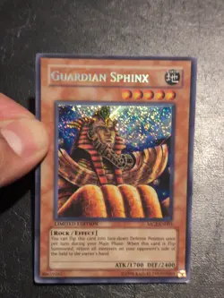 Yu-Gi-Oh! SECRET RARE CARD GUARDIAN SPHINX MC2-EN001 LP - Image 3