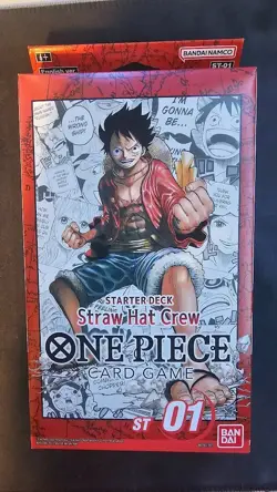 One Piece Card Game Starter Deck ST-01 STRAW HAT CREW English TCG SEALED NEW 811039038366 - Image 1